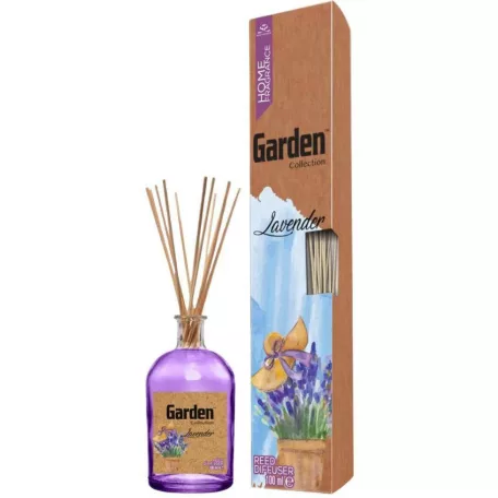 Garden pálcikás illatosító 100ml - Levendula