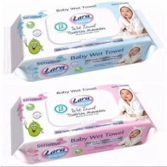 Lara nedves törlőkendő 72-os sensitive (36)