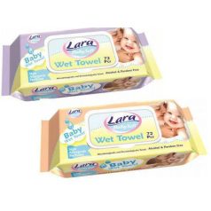 Lara nedves törlőkendő 72-os Anti allergén (24)