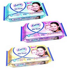 Lara nedves törlőkendő 72db Classic Alkohol mentes