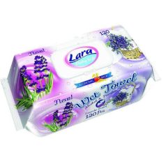 Lara nedves törlőkendő 120 db Levendula (12)