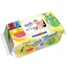 Lara nedves törlőkendő 120 db Citrom-Grapefruit (12)