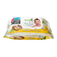 Pufy Fresh nedves törlőkendő 120db Jázmin-Jojoba (12)