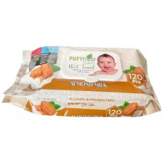 Pufy Fresh nedves törlőkendő 120db Mandulatej (12)