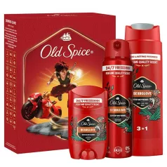 Old Spice csomag Bearglove(Deo 150ml+stift 50ml+tus 250ml)