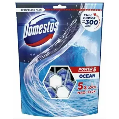 Domestos wc illatosító 5x55g Power5 Oceán