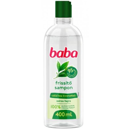 Baba Sampon 400 ml Zöldtea zsíros hajra