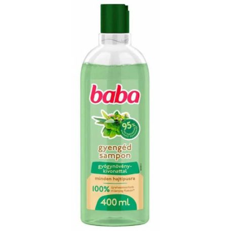 Baba Sampon 400 ml Gyógynövényekkel minden hajtípusra