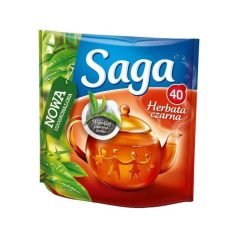 Saga filteres fekete tea 40db-os(20)