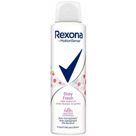 Rexona Deo 150ml White Flower& Lychee(Stay fresh)R