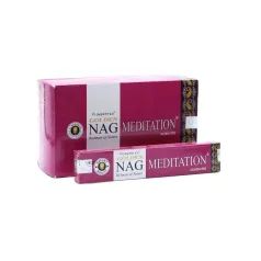 LORA Füstölő Golden Nag Meditation 100% natural 12x15g