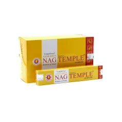 LORA Füstölő Golden Nag Temple 100% natural 12x15g