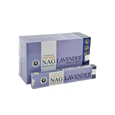 LORA Füstölő Golden Nag Lavender 100% natural 12x15g