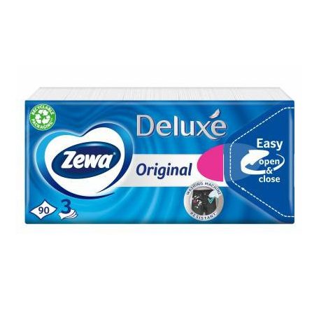 Zewa Papírzsebkendő deluxe 90db 3rtg Deluxe Original