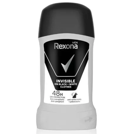 Rexona Stift MEN 50ml Invisible B&W
